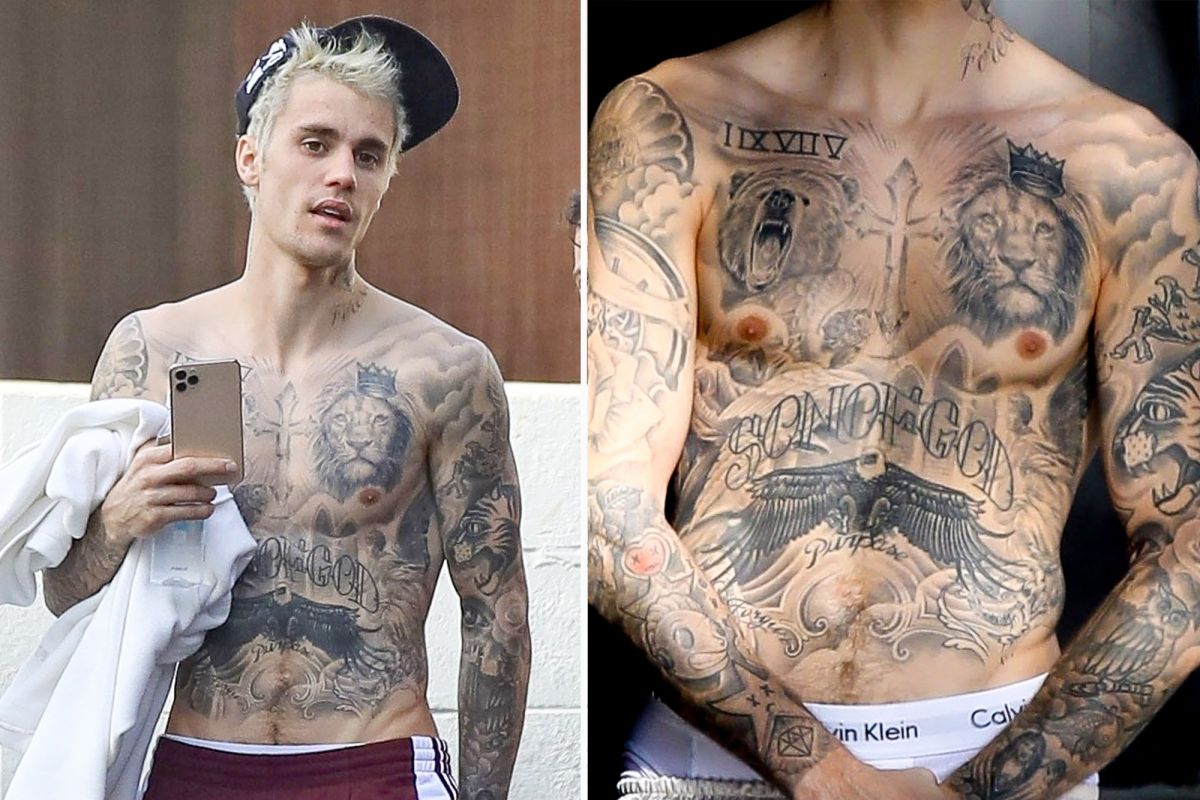 All of Justin Bieber's tattoos